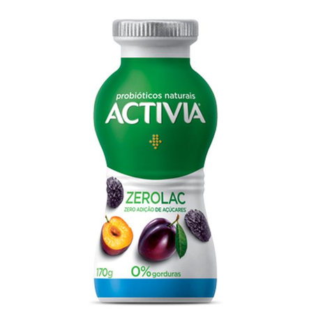 Iogurte Danone Activia 170g Zero Ameixa