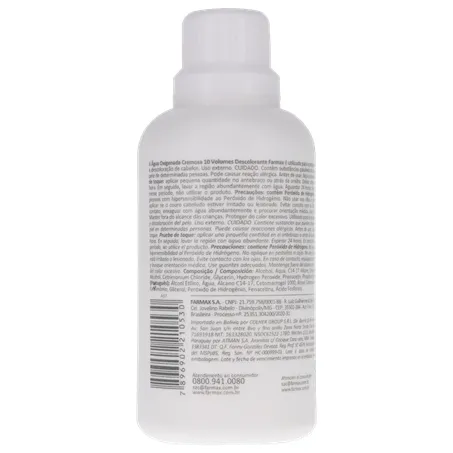 Agua Oxigenada Farmax Vol 10 Cremosa 90ml 360-17