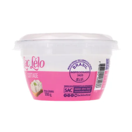 Queijo cottage lac lelo 200g 360-5