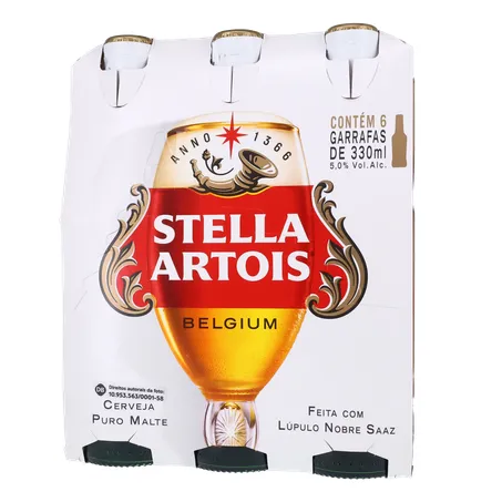 Stella Artois Cerveja Lager 330Ml Long Neck Unidade 360-19