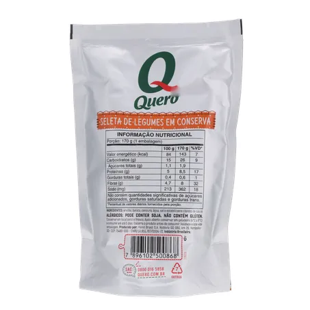 Seleta quero sachê 170g 360-19