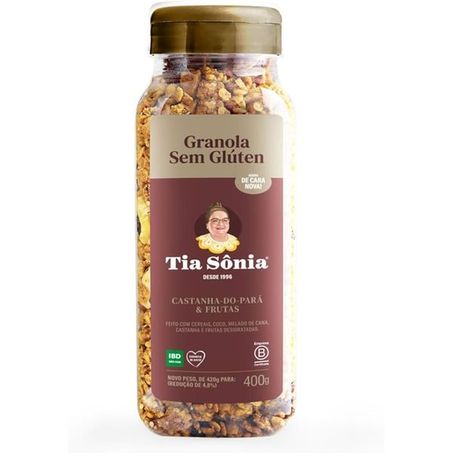 Tia Sônia Granola Pote 420G Sem Glúten
