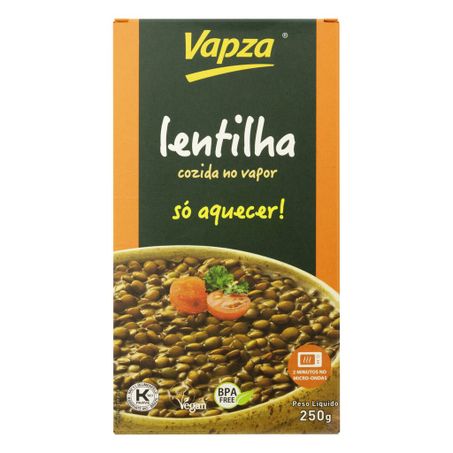 Lentilha cozida no vapor vapza