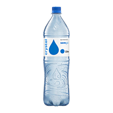 ÁGUA MINERAL S/GÁS CRYSTAL COCA COLA 1,5L