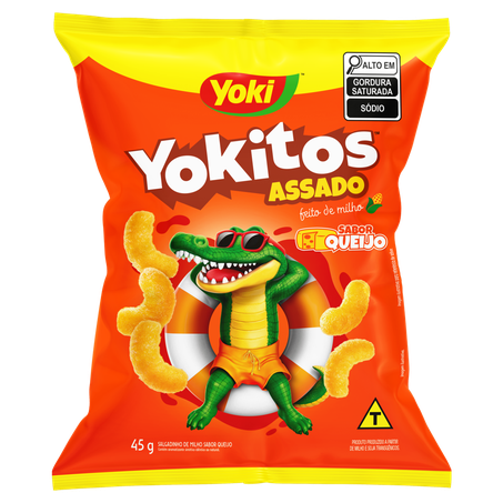 Salgadinho Yoki Yokitos Queijo Lua 45g