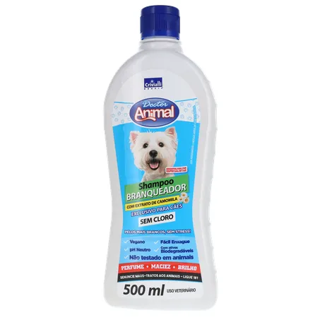 Shampoo Dr Animal 500ml Branqueador 360-1