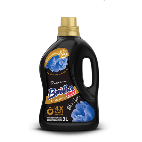 Amaciante brilha sul premium blue soft 3l*
