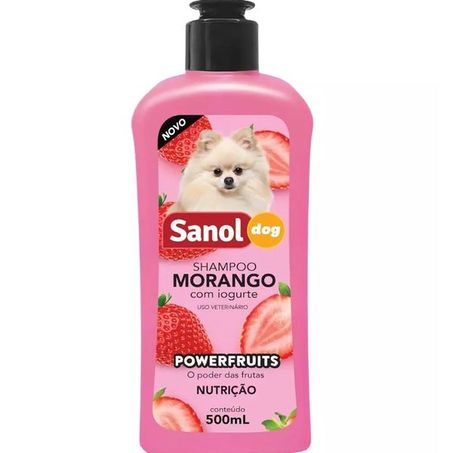 Shampoo caes morango sanol dog 500ml