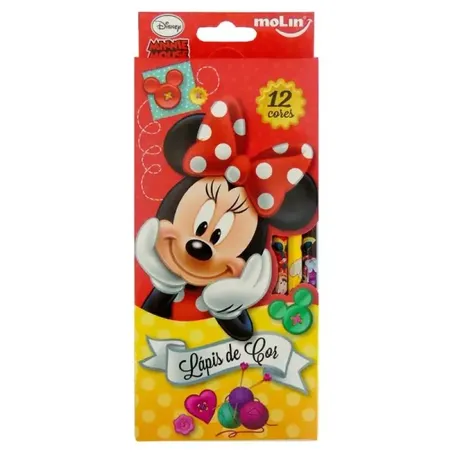 Lápis Cor Molin Minnie C12 Cores
