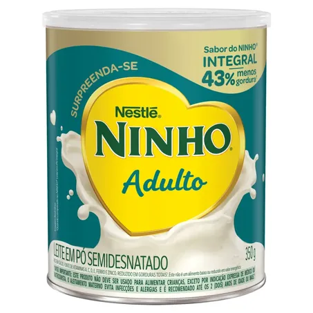 Leite po lt ninho semidesnatado 350gr