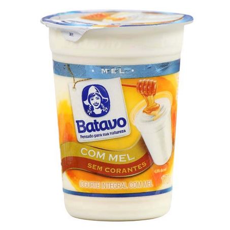 IOGURTE BATAVO NATURAL MEL 170G