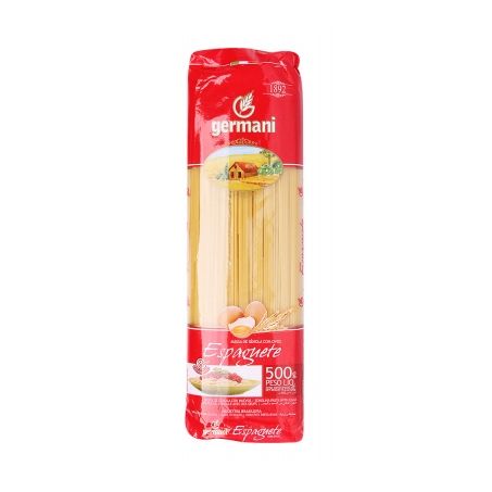 MASSA GERMANI 500G C/OVOS ESPAGUETE
