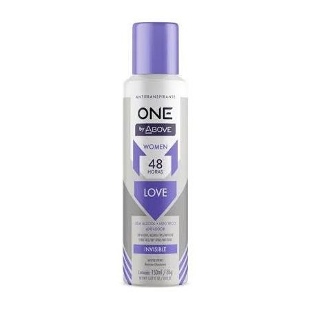 Desodorante One Women Invisible Love Aerossol 150ml 
 