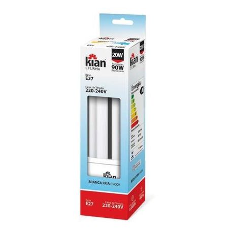 Lamp Eletr. Kian 20w/127v Tripla 10699 6400k