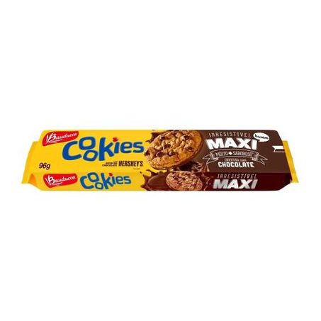 Biscoito Cookie Bauducco Maxi Chocolate Pacote 96gr