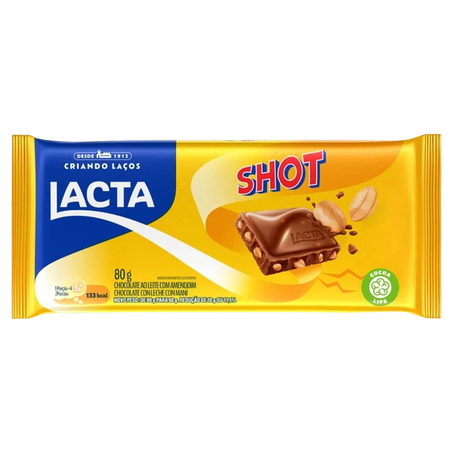 LACTA BARRA CHOC SHOT 80G