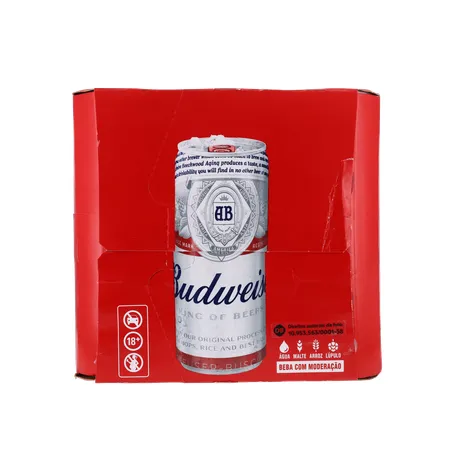 Cerveja budweiser 350ml c/12 und 360-27