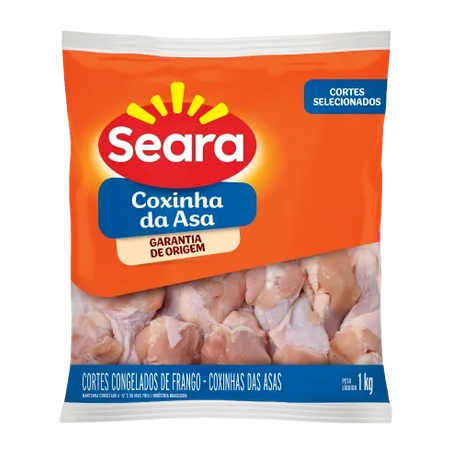 COXINHA DA ASA SEARA SEM TEMPERO PACOTE CONGELADA 1KG