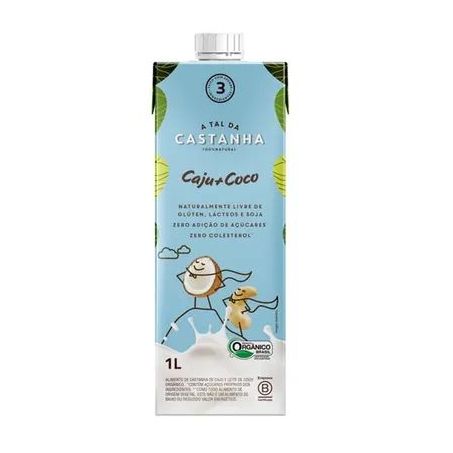 A Tal Da Castanha Bebida Cajú E Coco Caixa 1LT