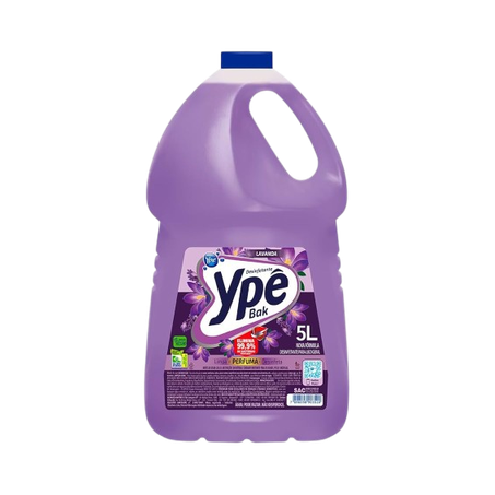 DESINFETANTE YPE BAK LAVANDA BOMBONA 5 LT         