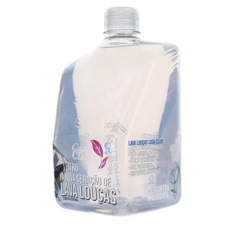 LAVA LOUÇAS LIQUÍDO CASA CLEAN NOVA GERAÇÃO NEUTRO C/GLICERINA REFIL 1L 360-4