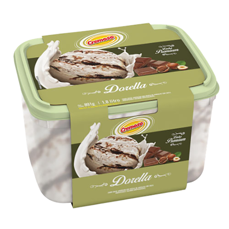 Sorvete cremoso dorela 1.5lt