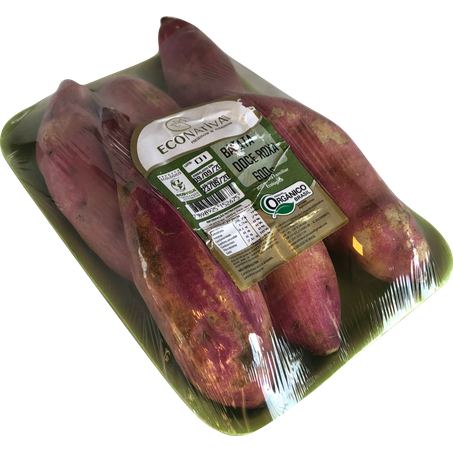 BATATA DOCE ROXA ECONATIVA 600G ORGANICA