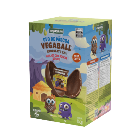 Ovo Páscoa Vegaball Kids Veganutris 150g