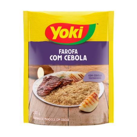 FAROFA PRONTA YOKI CEBOLA PACOTE 200G