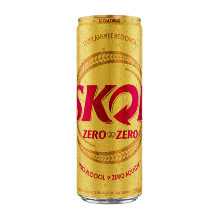 Cerveja Skol Lata 350ml Zero