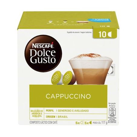 CAFE NESCAFE DOLCE GUSTO EXPRESSO CAPSULAS CAPPUCCI 10UN