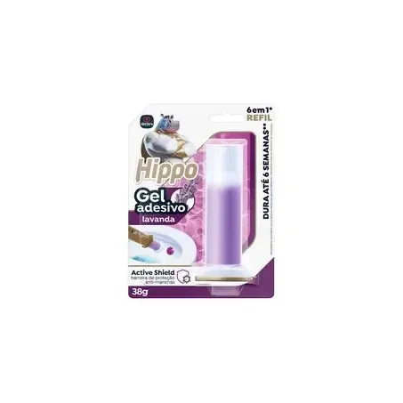 GEL ADESIVO HIPPO 38G REFIL LAVANDA