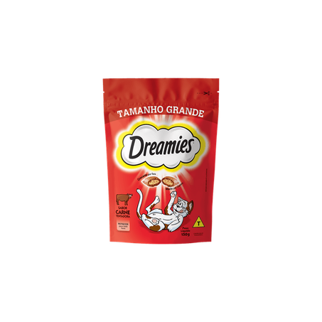 Petisco Para Gatos Dreamies Carne Pacote 150g 
 