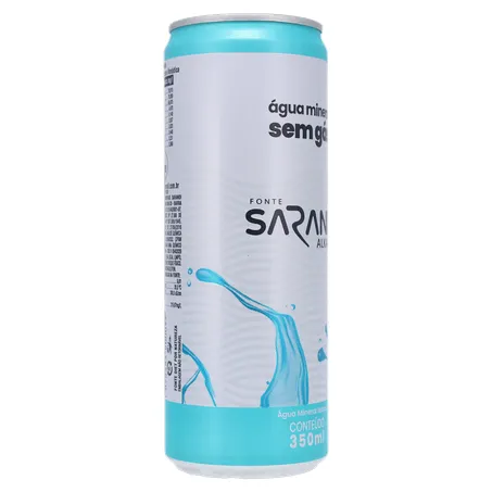 ÁGUA MINERAL SARANDI ALKALINE SEM GÁS LATA 350ML 360-31