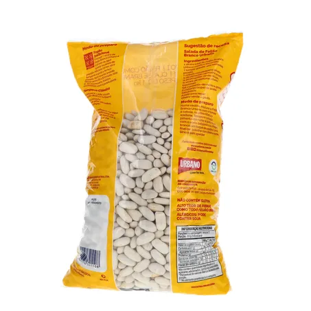 Feijão branco tipo 1 urbano pacote 1kg 360-19