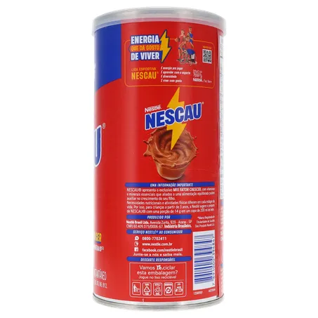 Achocolatado em Pó Nescau Lata 370gr 360-12