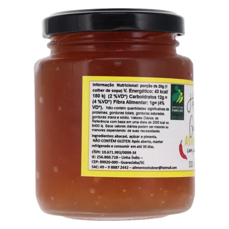 Geleia hubner abacaxi com pimenta 310g 360-28