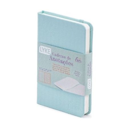 CADERNO DE ANOTAÇÕES DE BOLSO 96FLS CAPA VERDE LYKE