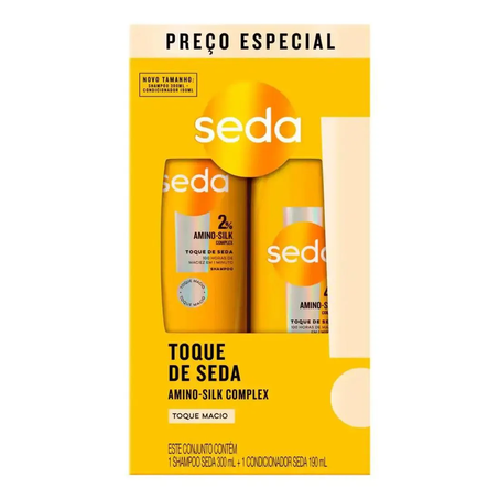 Sh Seda 300ml + Cond 190ml Toque De Seda