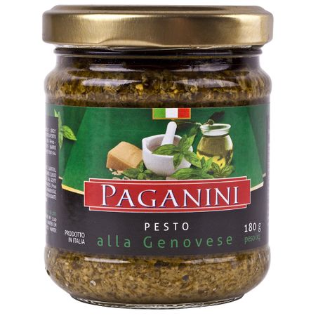 Molho Paganini Pesto Alla Genovese Vidro 180G