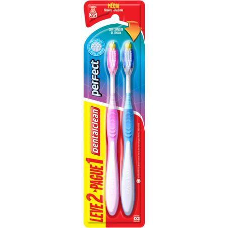Escova Dental Dentalclean Ideal Leve:02 Pague:1 Macia