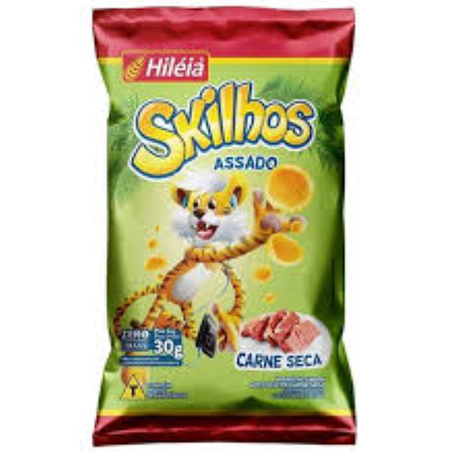 Salgadinho hileia skilhos carne seca 30g