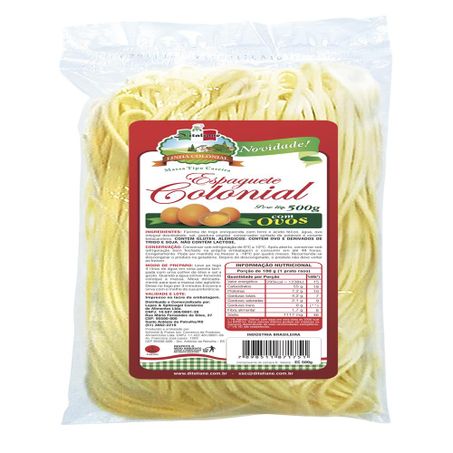 MASSA DITALIANE ESPAGUETE COLONIAL 500 G