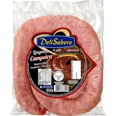 Linguica campeira delisabore 800g