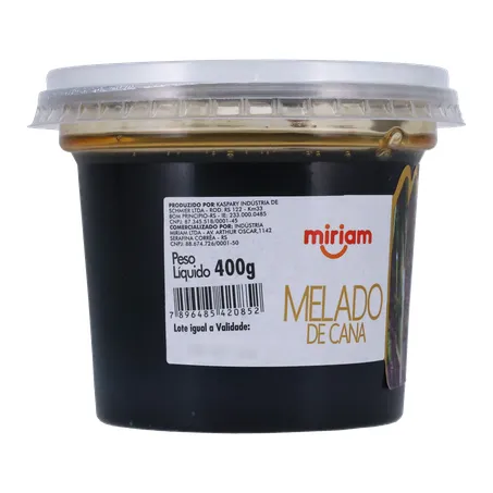 Melado de cana miriam mole 400g 360-31