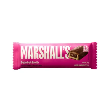 BARRA PROT BRIGADEIRO BISCOITO 55G - MARSHALLS