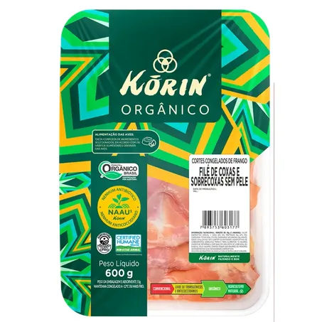 FILE COXA SOBRECOXA ORGANICA KORIN 600G