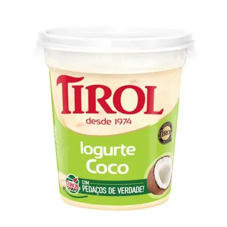 Iogurte tirol 450g pêssego pedaço