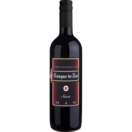 Vinho sangue de boi 750ml tinto seco