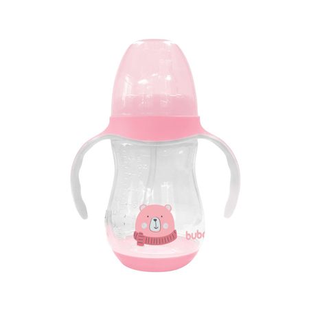 Copo Buba C/Alça 250ml Ursinho Ref 8237 Rosa